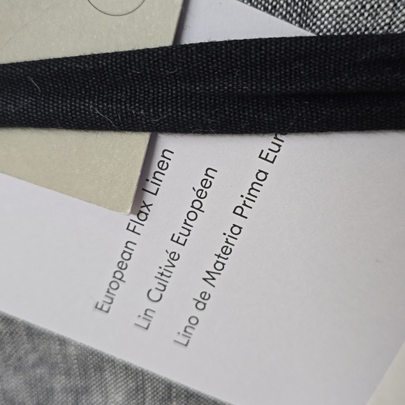 ❤️BUY 2 GET 1 FREE  West Elf European Flax Linen Duvet Cover Color,Slate Melange - Picture 7 of 7